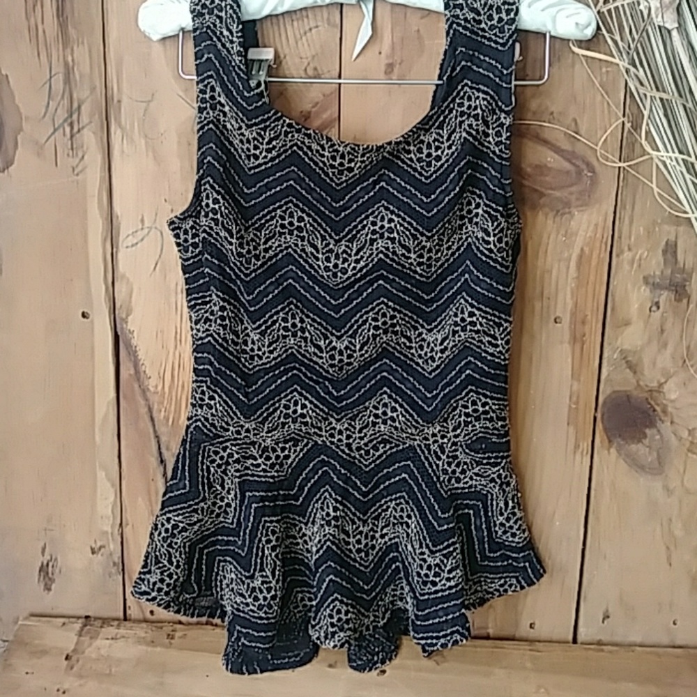 Peplum style top